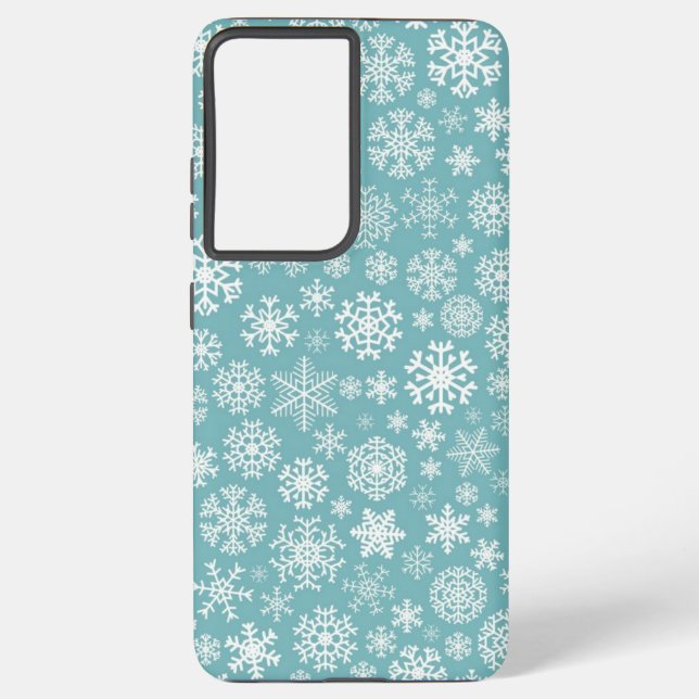 Coque Samsung Galaxy Motif Snowflake (Verso)