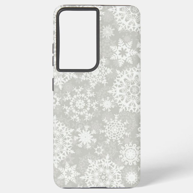 Coque Samsung Galaxy Motif Snowflake (Verso)