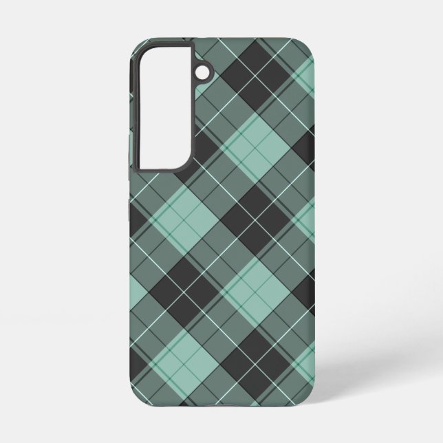 Coque Samsung Galaxy Motif tartan simple dans une galaxie de samsung tu (Verso)