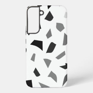 Coque Samsung Galaxy Motif Terrazzo noir et blanc