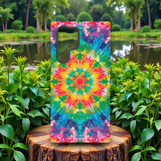Coque Samsung Galaxy Motif Tie Dye Hippy Hippie 60s 70s (Créateur téléchargé)