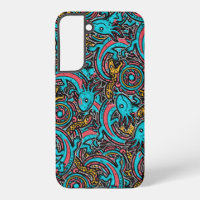 Motif tribal aztèque axolotl Xolotl mythologie boh