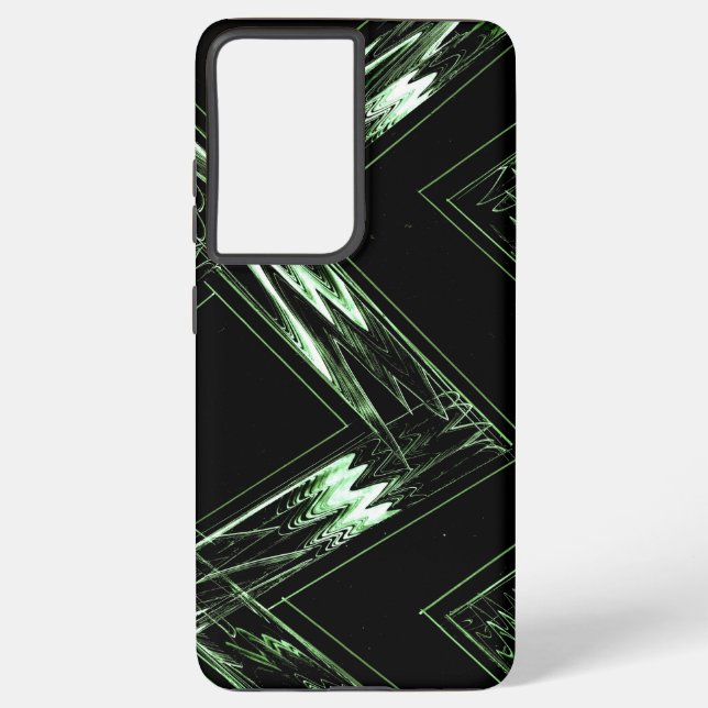 Coque Samsung Galaxy Motif vert de pin gras (Verso)
