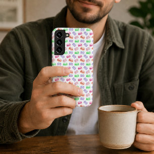 Coque Samsung Galaxy Motifs colorés Cookies Macarons Dessert