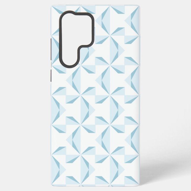 Coque Samsung Galaxy Moulinets Bleu Ciel (Verso)