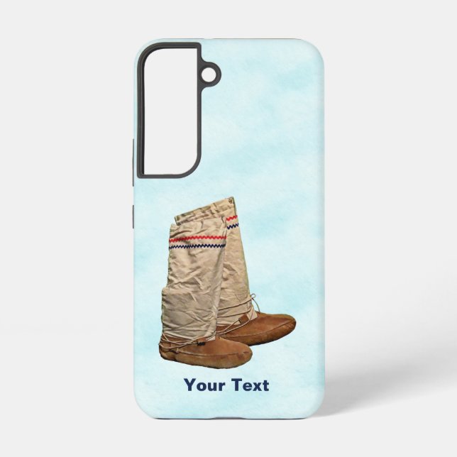 Coque Samsung Galaxy Mukluks Sur Neige (Verso)