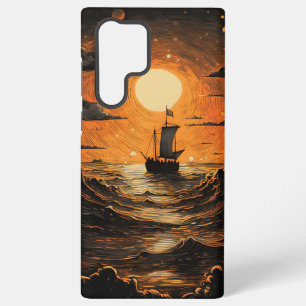 Coque Samsung Galaxy Navire naviguant la nuit
