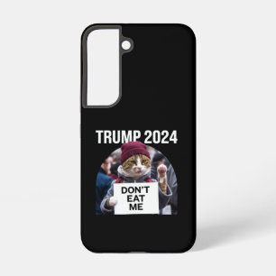 Coque Samsung Galaxy Ne me mangez pas de chats pour Trump 2024