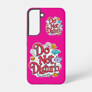 Coque Samsung Galaxy Ne pas déranger Red Cat Art Design Protection