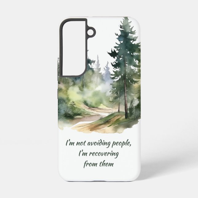 Coque Samsung Galaxy Ne pas éviter les gens dont je me remets (Verso)