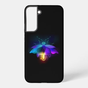 Coque Samsung Galaxy Neon Firefly sur noir