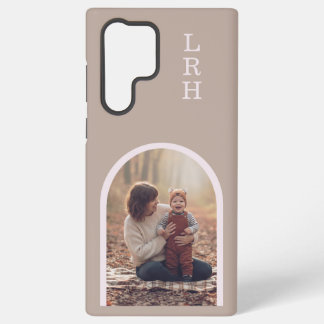 Coque Samsung Galaxy Neutral Arch Frame Photo Monogram