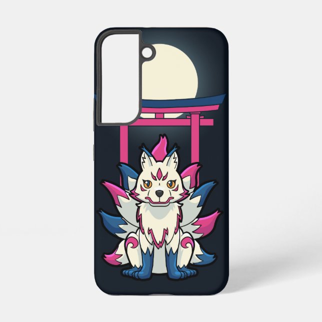 Coque Samsung Galaxy Nine-Tailed Kitsune Fox- Fun Yokai (Verso)