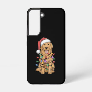 Coque Samsung Galaxy Noël Golden Retriever Amoureux des chiens Cadeau M