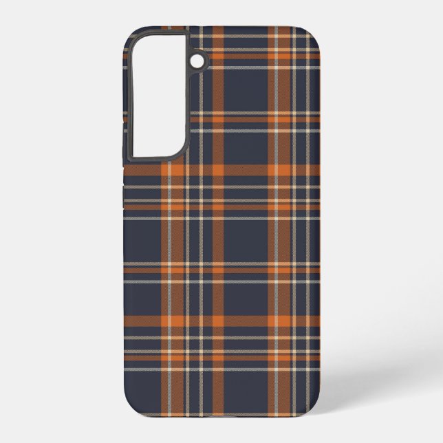 Coque Samsung Galaxy Noël rustique/plaid d'hiver   (Verso)