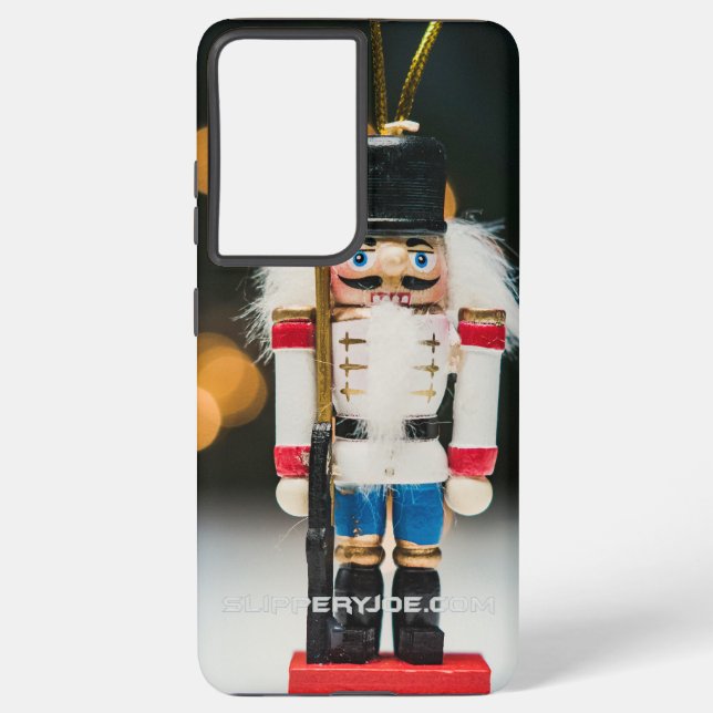 Coque Samsung Galaxy Noël SlipperyJoe nutcracker figurine ornement (Verso)
