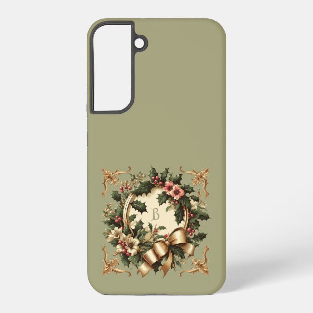 Coque Samsung Galaxy Noël victorien/classique/Vintage (Verso)