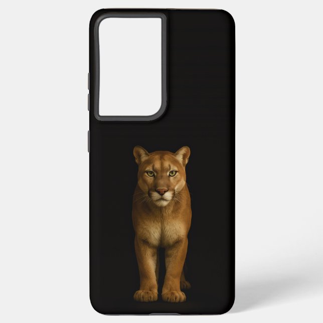 Coque Samsung Galaxy Noir 4 Luxe Galaxy S21 Plus, Silent Prime Puma (Verso)