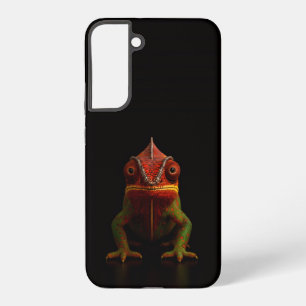 Coque Samsung Galaxy Noir 4 Luxe Galaxy S22 Plus, Caméléon Panthère
