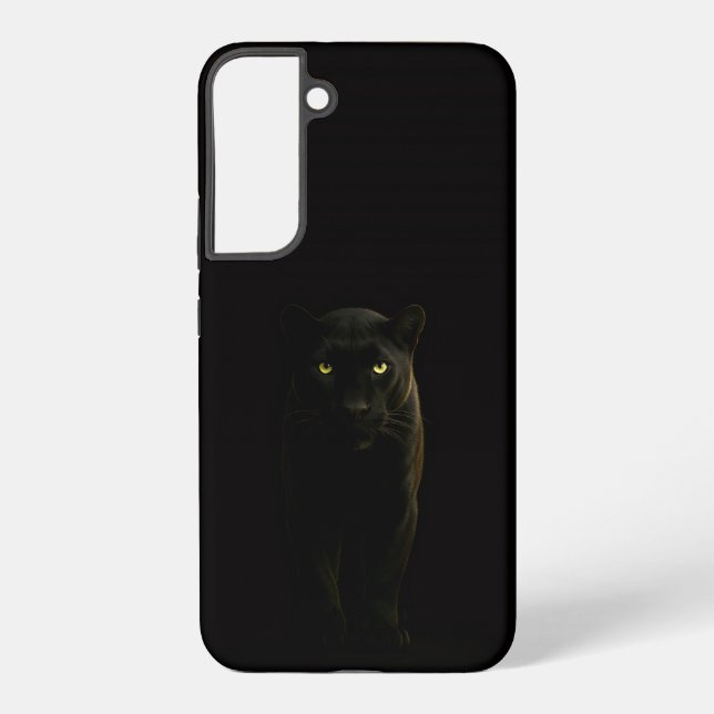 Coque Samsung Galaxy Noir 4 Luxe Galaxy S22 Plus, Panthère noire (Verso)