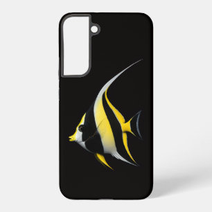 Coque Samsung Galaxy Noir 4 Luxe Galaxy S22 Plus, Poisson Idole des Mau