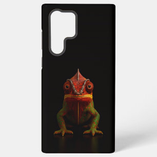 Coque Samsung Galaxy Noir 4 Luxe Galaxy S22 Ultra, Caméléon Panthère