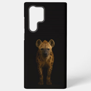 Coque Samsung Galaxy Noir 4 Luxe Galaxy S22 Ultra, Hyène tachetée sauva