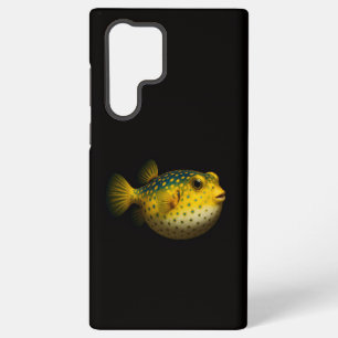 Coque Samsung Galaxy Noir 4 Luxe Galaxy S22 Ultra, Poisson-globe
