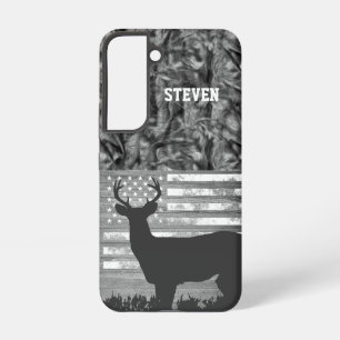 Coque Samsung Galaxy Nom de la chasse aux cerfs de Camo Sports Buck Ame