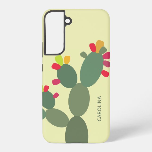 Coque Samsung Galaxy nom moderne du cactus (Verso)