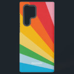 Coque Samsung Galaxy Nom personnalisé Couleurs arc-en-ciel<br><div class="desc">Voir mon magasin pour plus d'articles arc-en-ciel / orgueil.</div>