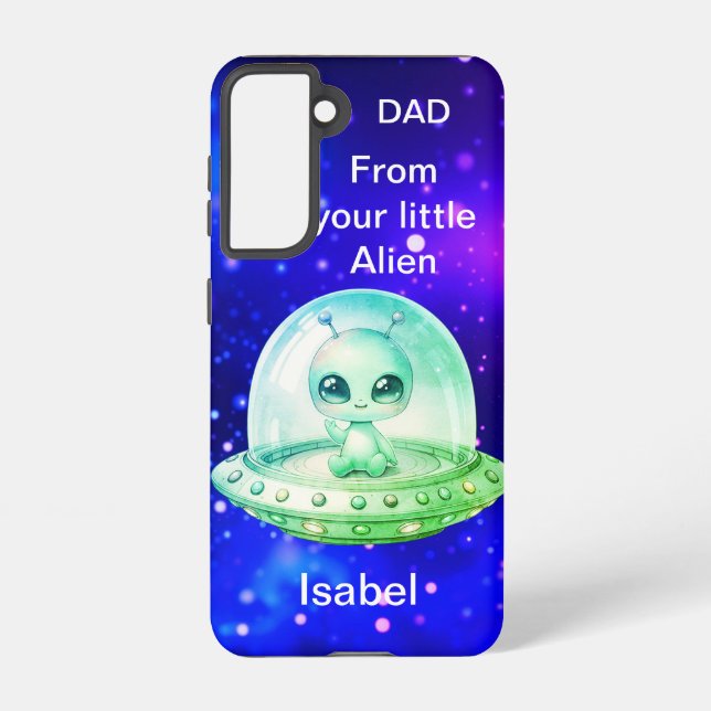 Coque Samsung Galaxy Nom personnalisé Galaxy 21 (Verso)
