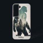 Coque Samsung Galaxy Nom personnalisé Sasquatch Big Foot Légende<br><div class="desc">Personnalisé Nom Sasquatch Big Foot Légende Amusante nouveauté Animal Art à customiser avec vos noms</div>