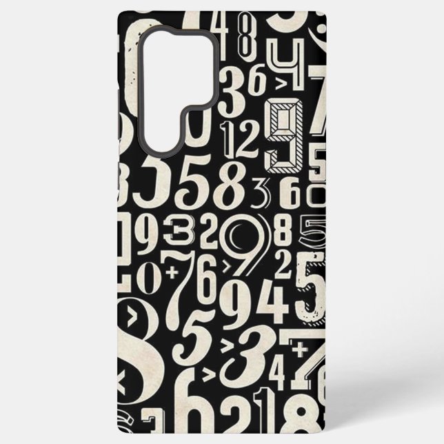 Coque Samsung Galaxy Nombres (Verso)