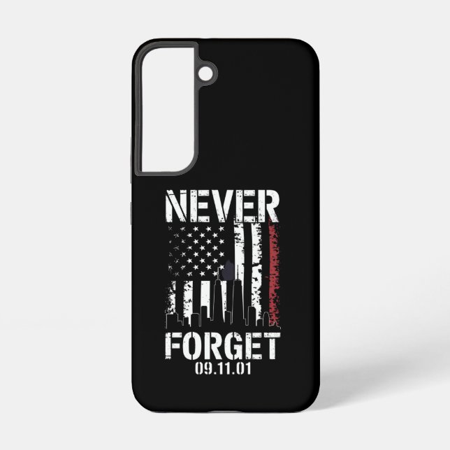 Coque Samsung Galaxy N'oubliez jamais le 11 septembre 2001 (Verso)