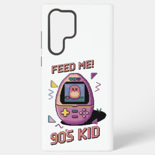 Coque Samsung Galaxy Nourris-moi ! Conception d'art de Pixel Kid Pixel 