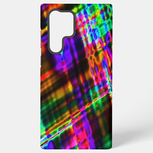 Coque Samsung Galaxy Nuit Neon Téléphone cellulaire (Verso)