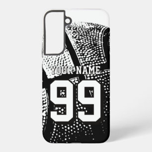 Coque Samsung Galaxy Numéro de maillot de basket-ball sportif personnal