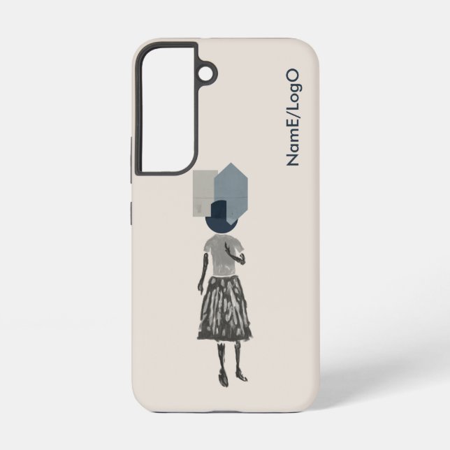 Coque Samsung Galaxy objet_14_une femme_1 (Verso)