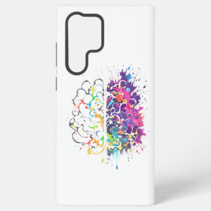 Coque Samsung Galaxy Œuvre d'art créative Cerveau Gauche vs Cerveau Dro