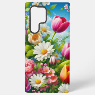 Coque Samsung Galaxy Œuvres d'art florales/printanières