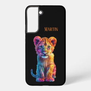 Coque Samsung Galaxy Oh Baby Big Cat Cub Personnalisé