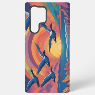 Coque Samsung Galaxy Oies au-dessus de la plage à Sunrise