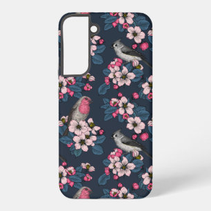 Coque Samsung Galaxy Oiseaux et Fleurs