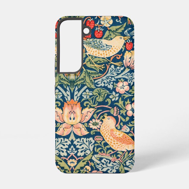 Coque Samsung Galaxy Oiseaux & Fleurs Wm Morris Art (Verso)
