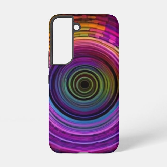 Coque Samsung Galaxy Ondes arc-en-ciel (Verso)
