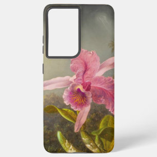 Coque Samsung Galaxy Orchidée avec deux colibris Heade