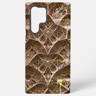 Coque Samsung Galaxy Ornate Rose Gold & Bronze Art Deco Fractal