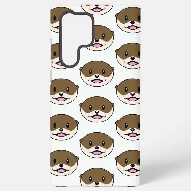 Coque Samsung Galaxy Otter souriant mignon (Verso)