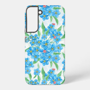 Coque Samsung Galaxy Oublie-moi pas les fleurs et les coccinelles